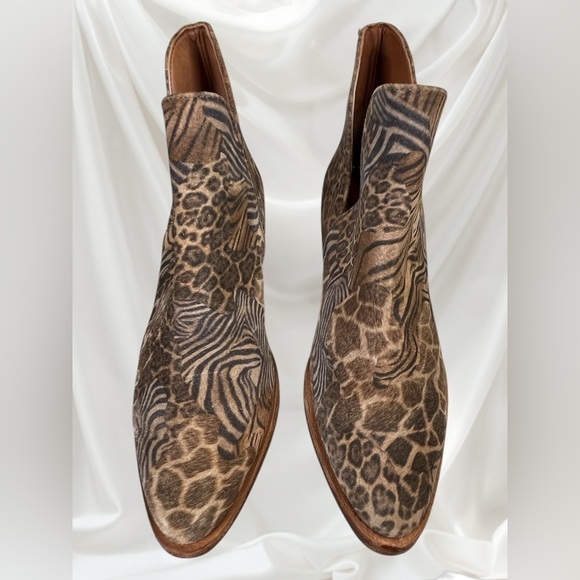 Free People | Animal Charm Double V Booties - Picture 6 of 8